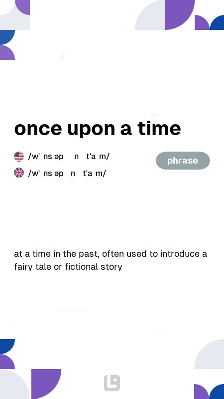 ONCE UPON A TIME meaning in Filipino .